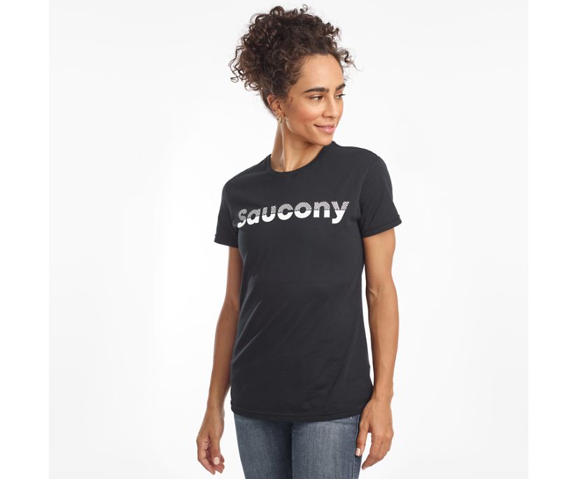 Camisas Saucony Rested Corta Sleeve Mujer Negros | México 289EBCX